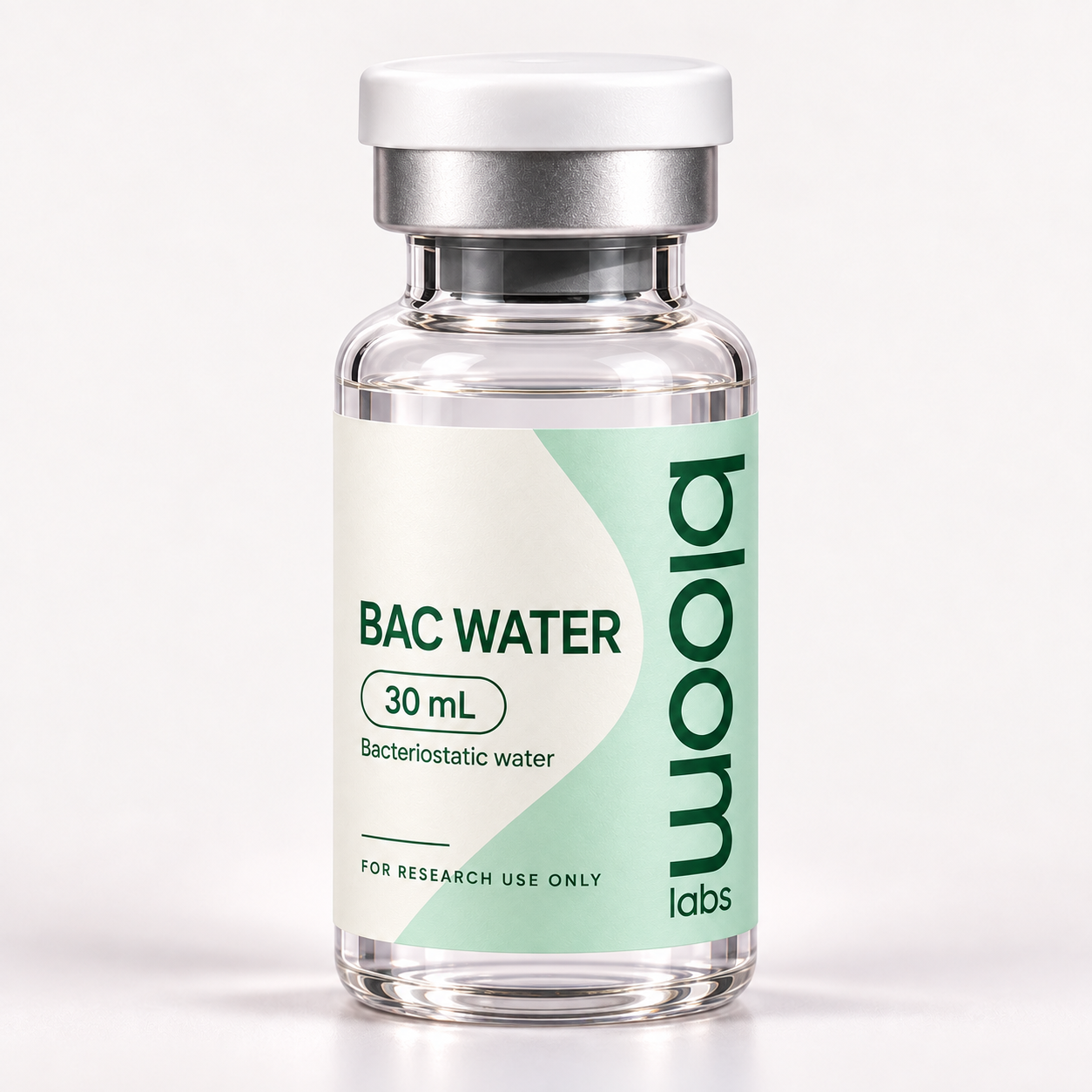 Bloom Labs BAC Water packaging illustration