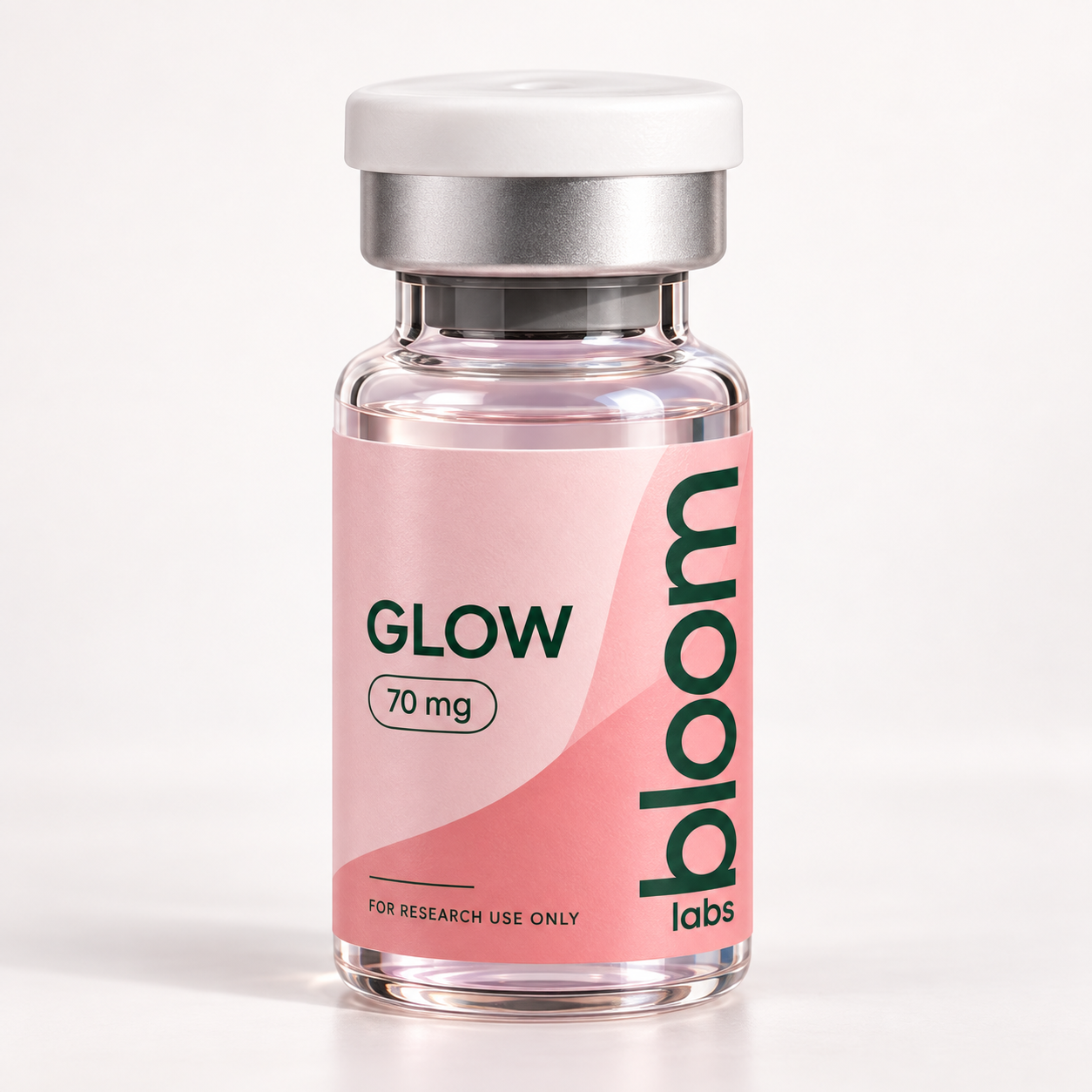 Bloom Labs GLOW packaging illustration