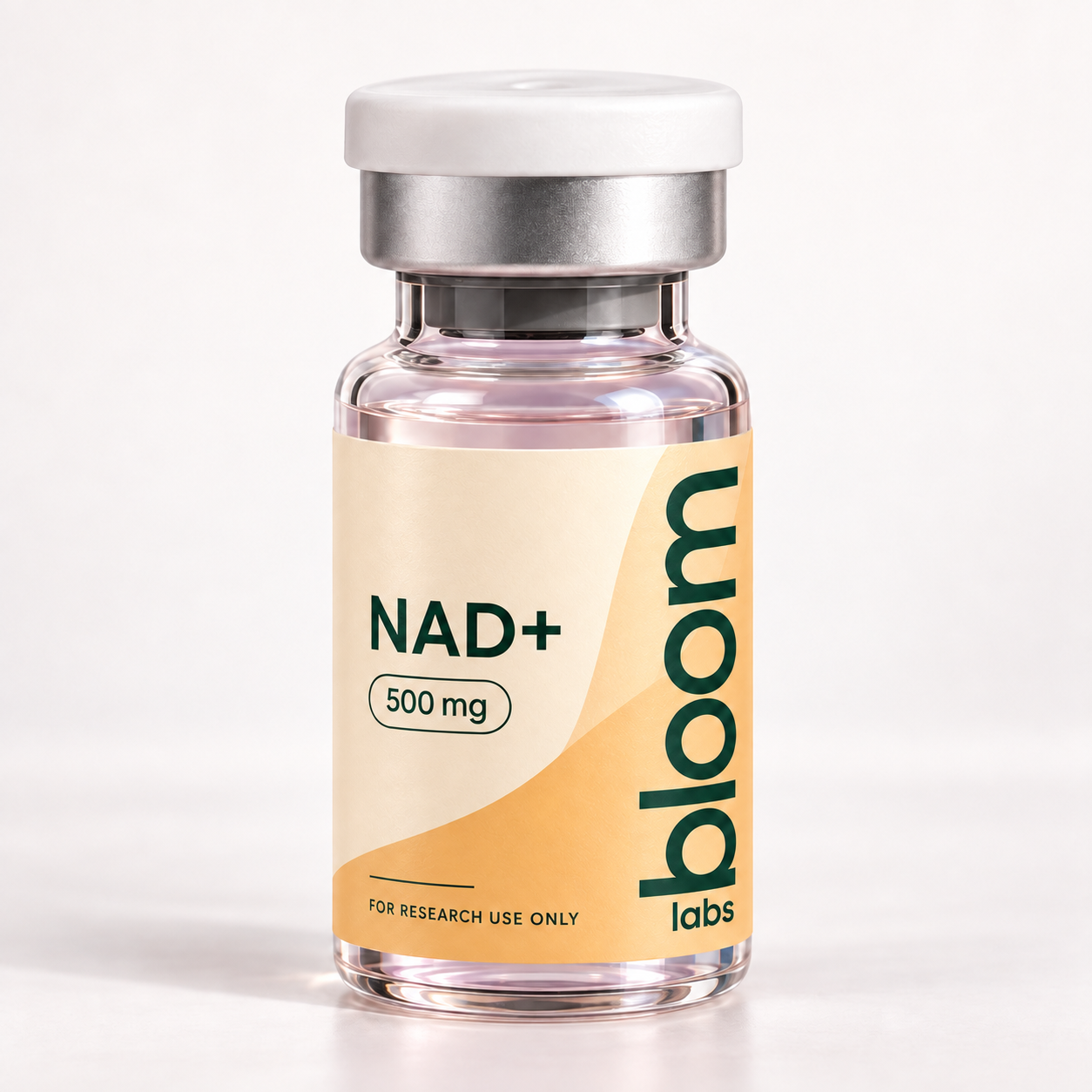 Bloom Labs NAD+ packaging illustration